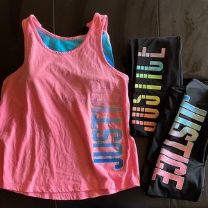 Justice girls lot sz 12